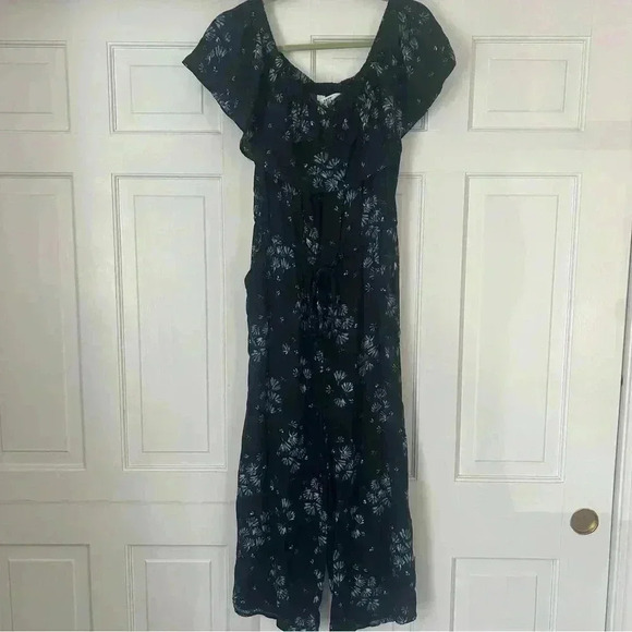 Jack by BB Dakota Pants - Jack BBDakota Navy Floral Jumpsuit Romper